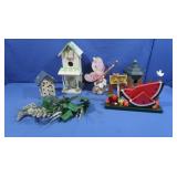 Decorative Bird Houses,Butterfly &more
