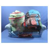 Cars Couch/Bed, 2 Kids Sleeping Bags