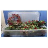 Christmas Floral in Tote