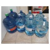 8 - 5gal Water Jugs, expired