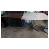 2 Tables-Formica 36x42x29.5',Laminate Wood