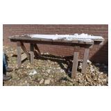 Wooden Saw Horses 6' Long & 30'H