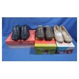3 Pairs Shoes - Womens 7 in boxes