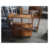 Blanket Rack 25.5x9x34  Wood Shelving 25x11x27.5