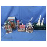 Snowbabies,Lighted Houses