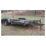 Trailer 16x7' -2Ramps-Wheels need Attached (Tree