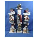 Wood Outdoor Winter Dï¿½cor