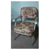 Vintage Aluminum Frame Lawn Chair w/Vinyl