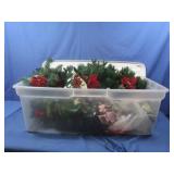Christmas Decor w/Large Tote