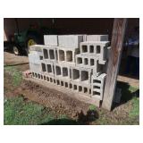 Cement Blocks,2Piles,Lg Lot Misc Sizes