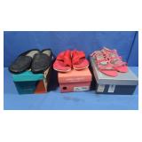 3 Pairs Shoes - Womens 7 in boxes