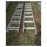 2-16' Aluminum Ladders, 1 Werner