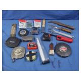 Chalkline,Measuring Tape &more tools