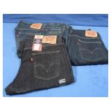 3 pair Levi's Jeans 34x30