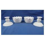 Vintage Fenton Hobnail Milkglass