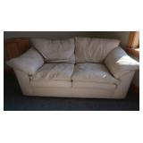 Faux Leather Loveseat 68x36x27'-Several Small