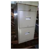 2-Drawer Metal Filing Cabinet 15.5x18x29'