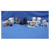 Figurines incl.Spaghetti Poodles, S&P