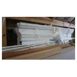 Heavy Vinyl Window Blinds 2- 37', 2 Fabric