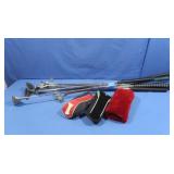 Golf Clubs&Head Covers,6 putters & Oddysey Wedge