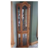 Curio-Corner,Lighted 21.5x14x69'