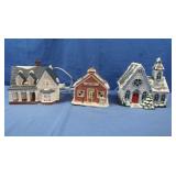 Lighted Christmas Village Houses