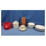 Ikea Dishes, Sm Terra Cotta Flower Pots &more