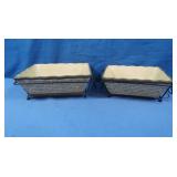 2 Temp-tations Ovenware Casserole Dishes in