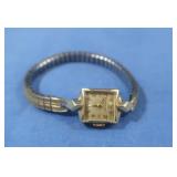 14K Wittnauer Watch Case Watch - running, needs