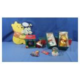 Classic Pooh Glass Ornaments,Wall Decor