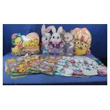 Vintage Cardboard Cut Out Easter Hangings