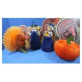 Vintage Cardboard Cut Out Thanksgiving Hangings