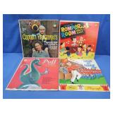 Record Albums-Captain Kangaroo,Puff the Magic