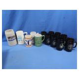 Vintage 1976 US Bicentennial Beer Mugs-8 pcs &