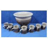 Stoneware/Pottery Bowl &Mug set