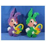 Vintage Easter Bunny Popcorn Decorations