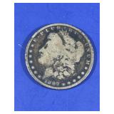 1887 Morgan Silver Dollar