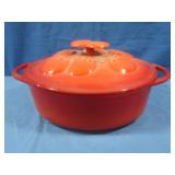 Technique Cast Iron/Enamel Casserole Dish w/Lid