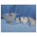 Punch Bowl&Various Cups