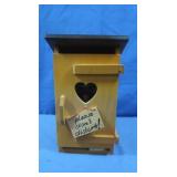 German Handcrafted Wooden "Outhouse" Music Box,