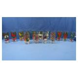 Vintage 12 Days of Christmas Drinking Glasses