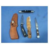 2 Skinning Knives&Switchblade