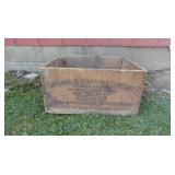 Vintage American Cyanamid Wooden Dynamite Box