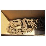 10" Heavy 2" Link Chain w/Hooks