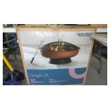 NIB Fogon Copper Finish Fire Pit