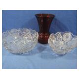 Vintage Anchor Hocking Royal Ruby Red Pineapple