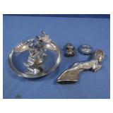 Vintage Mack Truck Bulldog Ashtray & other