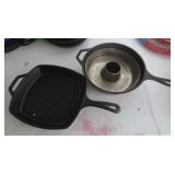 Lodge Cast Iron Square Grill Pan 10.5" &Lodge