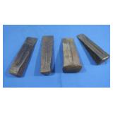 4 Steel Wedges 9"L