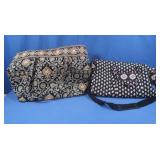 2 Vera Bradley Lg Cloth Carry Bags